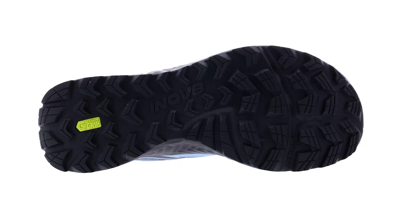 Heren hardloopschoenen Inov-8 Trailfly M (P) Blue Grey/Black/Slate  UK 9