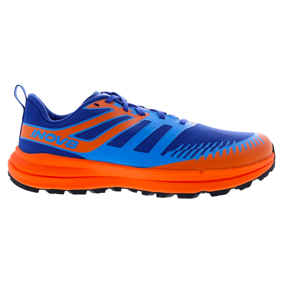 Heren hardloopschoenen Inov-8 TrailFly Zero (W) Blue/Orange