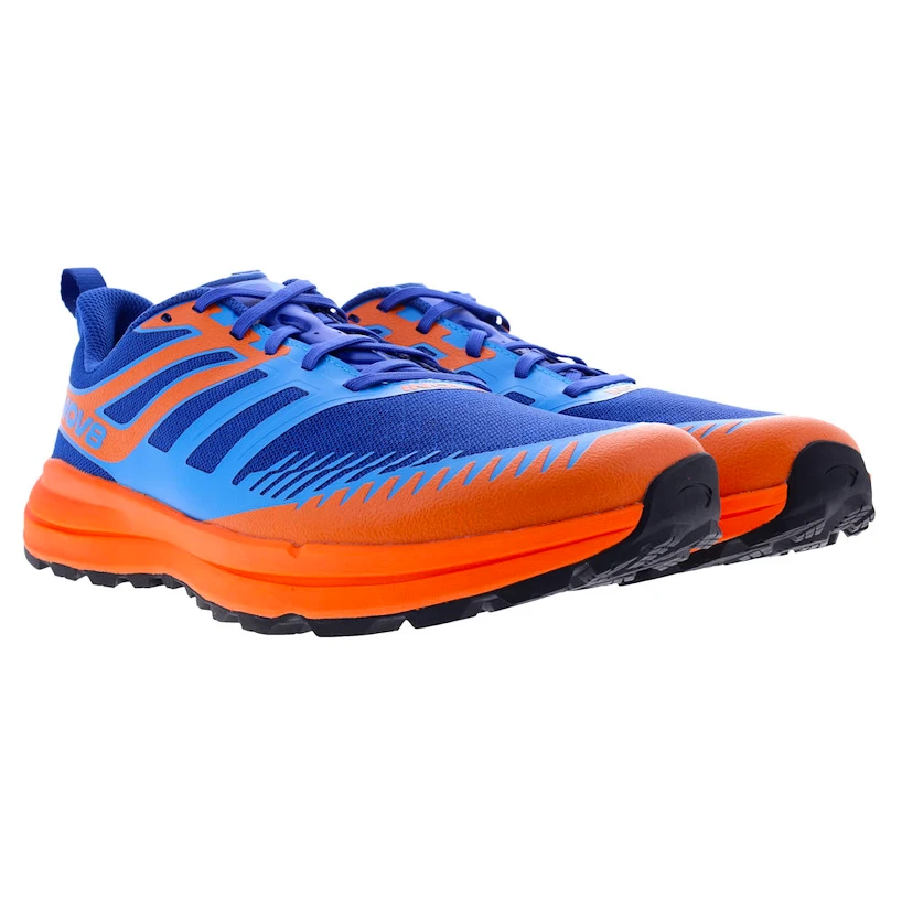 Heren hardloopschoenen Inov-8 TrailFly Zero (W) Blue/Orange