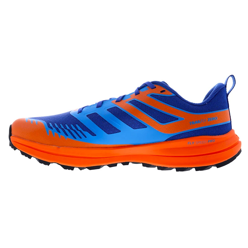 Heren hardloopschoenen Inov-8 TrailFly Zero (W) Blue/Orange