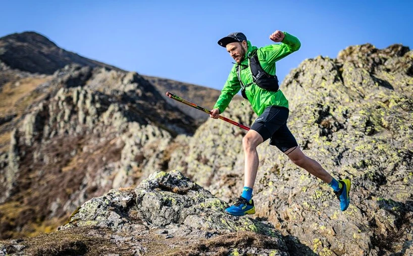 Heren hardloopschoenen Inov-8  Trailroc 280 Yellow/Green  UK 10