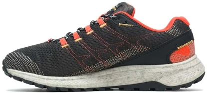 Heren hardloopschoenen Merrell  Fly Strike Black/Tangerine  UK 9,5