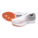 Heren hardloopschoenen Mizuno Wave Rebellion Sonic 2 White/Hot Coral/Harbor Mist