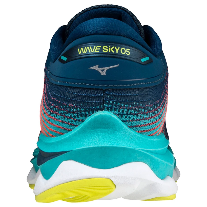 Heren hardloopschoenen Mizuno  Wave Sky 5 Gibraltar Sea  UK 12
