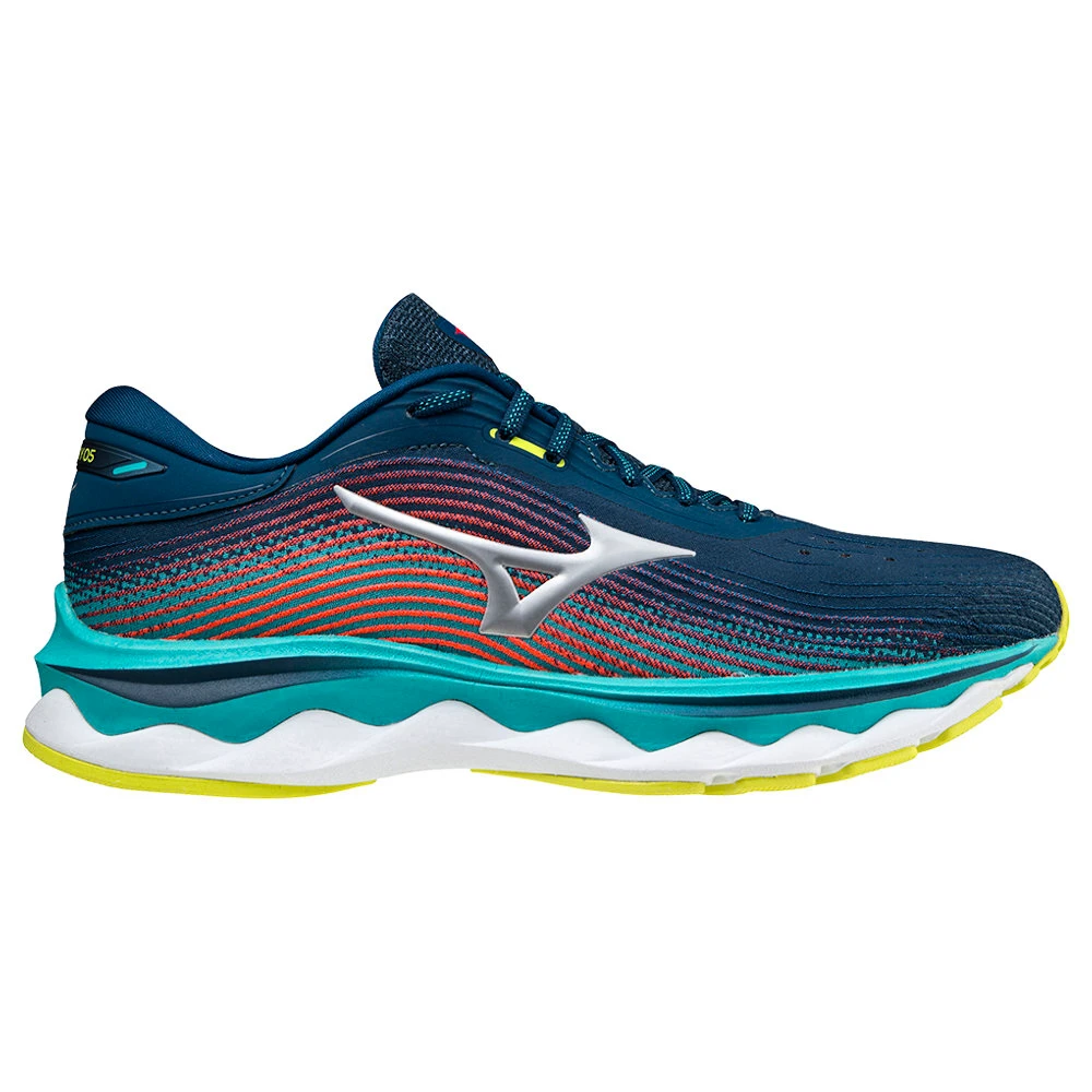 Heren hardloopschoenen Mizuno  Wave Sky 5 Gibraltar Sea  UK 12