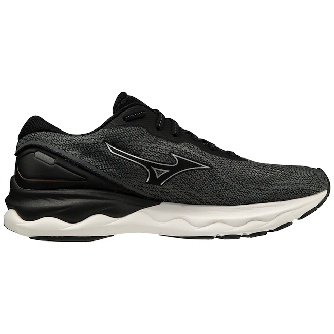 Heren hardloopschoenen Mizuno  Wave Skyrise 3 Black/Silver  UK 10