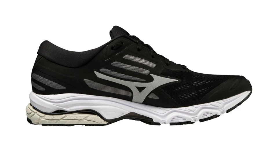 Heren hardloopschoenen Mizuno Wave Stream 2 Black/Silver/Oyster Mushroom