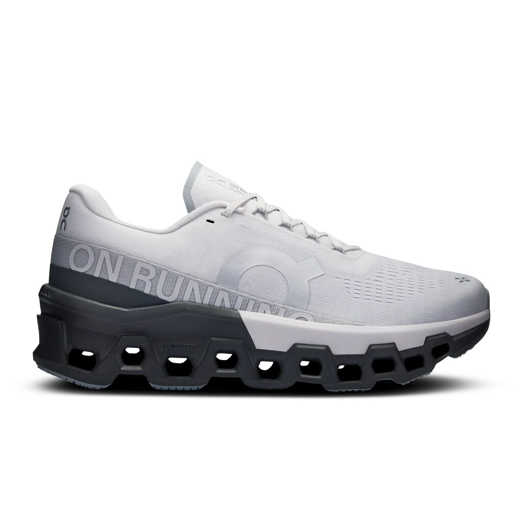 Heren hardloopschoenen On Cloudmonster 2 Frost/Rock