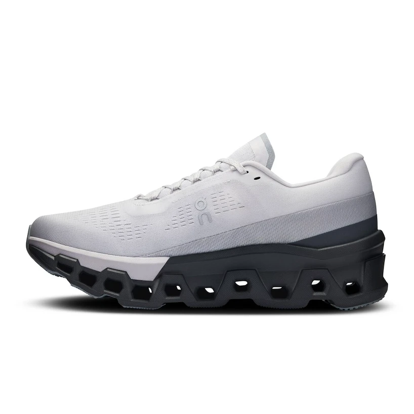 Heren hardloopschoenen On Cloudmonster 2 Frost/Rock