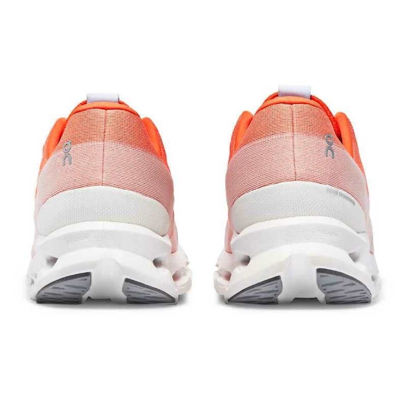 Heren hardloopschoenen On Cloudsurfer Flame/White