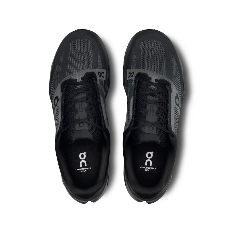 Heren hardloopschoenen On Cloudsurfer Next Black/Eclipse