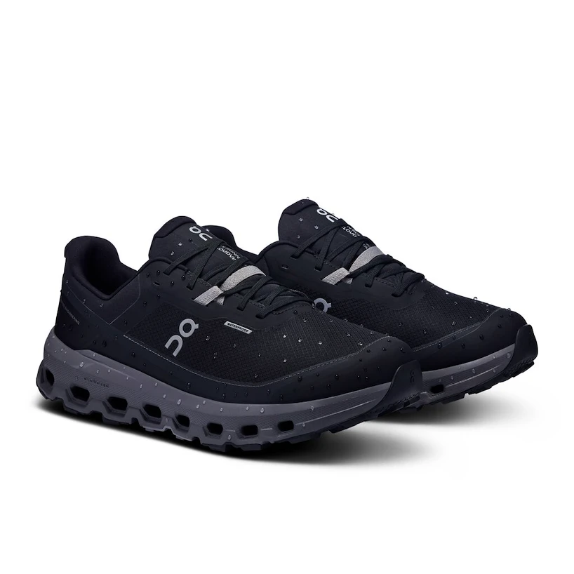 Getest -  Heren hardloopschoenen On Cloudvista 2 Waterproof Black/Eclipse  EUR 43