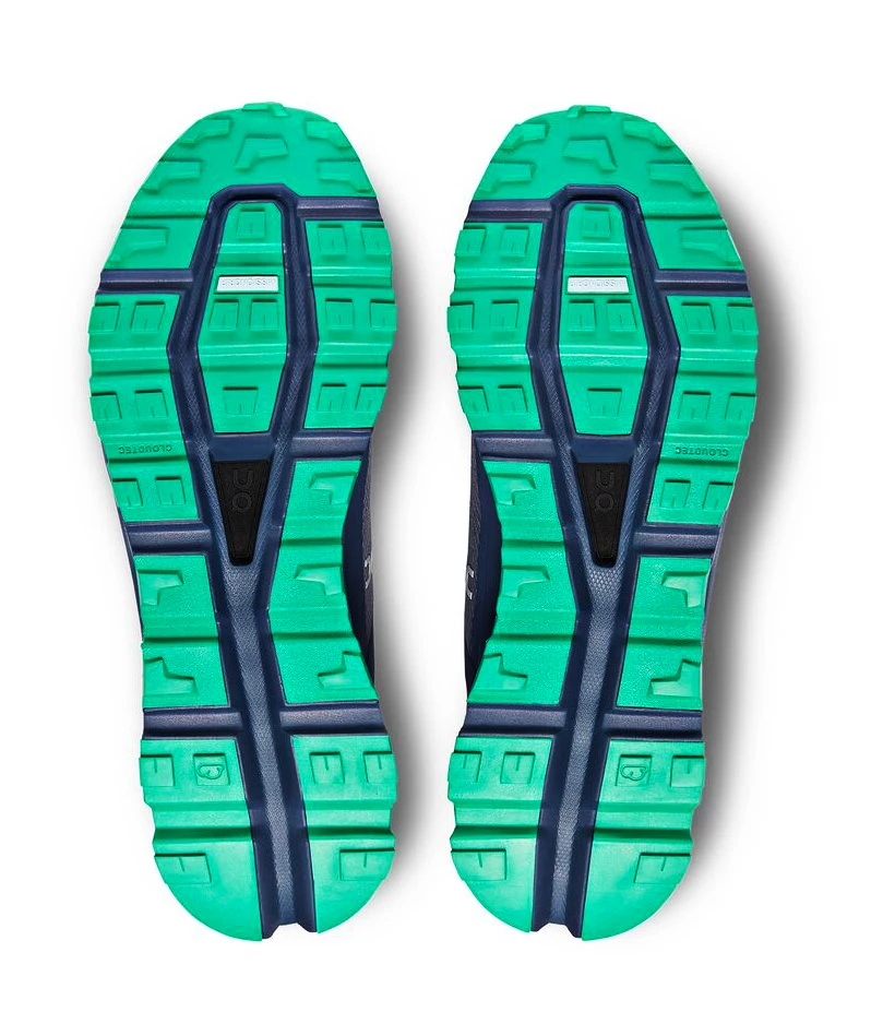 Heren hardloopschoenen On Cloudvista Waterproof Metal/Denim