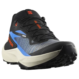 Heren hardloopschoenen Salomon Genesis Black/French Blue/Cherry Tomato