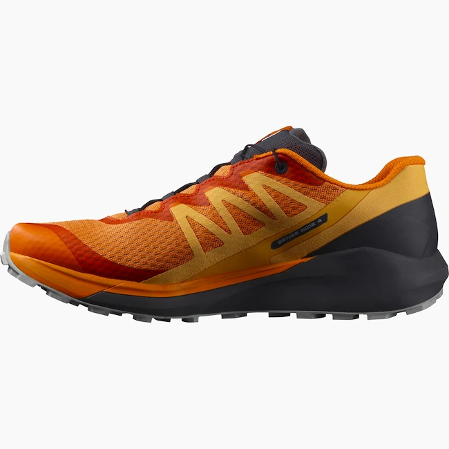 Heren hardloopschoenen Salomon Sense Ride Sense Ride 4 Vibrant Orange / Ebony