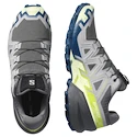 Heren hardloopschoenen Salomon Speedcross 6 Castlerock/Lime Cream/Poseidon