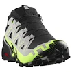 Heren hardloopschoenen Salomon Speedcross 6 Gore-Tex Black/Alloy/Green Gecko