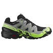 Heren hardloopschoenen Salomon Speedcross 6 Gore-Tex Black/Alloy/Green Gecko