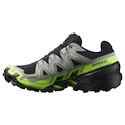 Heren hardloopschoenen Salomon Speedcross 6 Gore-Tex Black/Alloy/Green Gecko