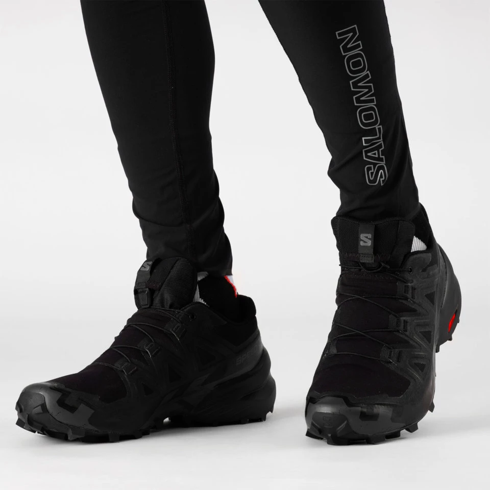 Heren hardloopschoenen Salomon Speedcross 6 Gtx Black/Black/Phantom