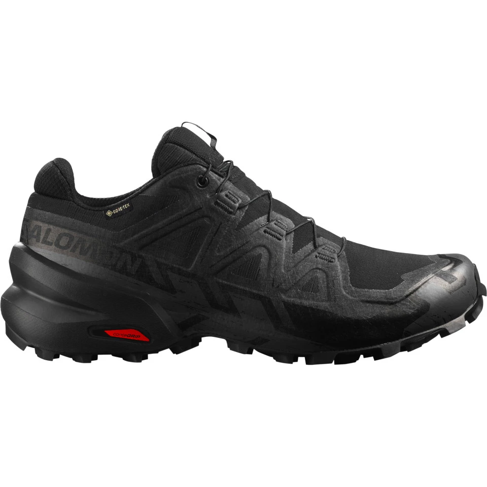Heren hardloopschoenen Salomon Speedcross 6 Gtx Black/Black/Phantom