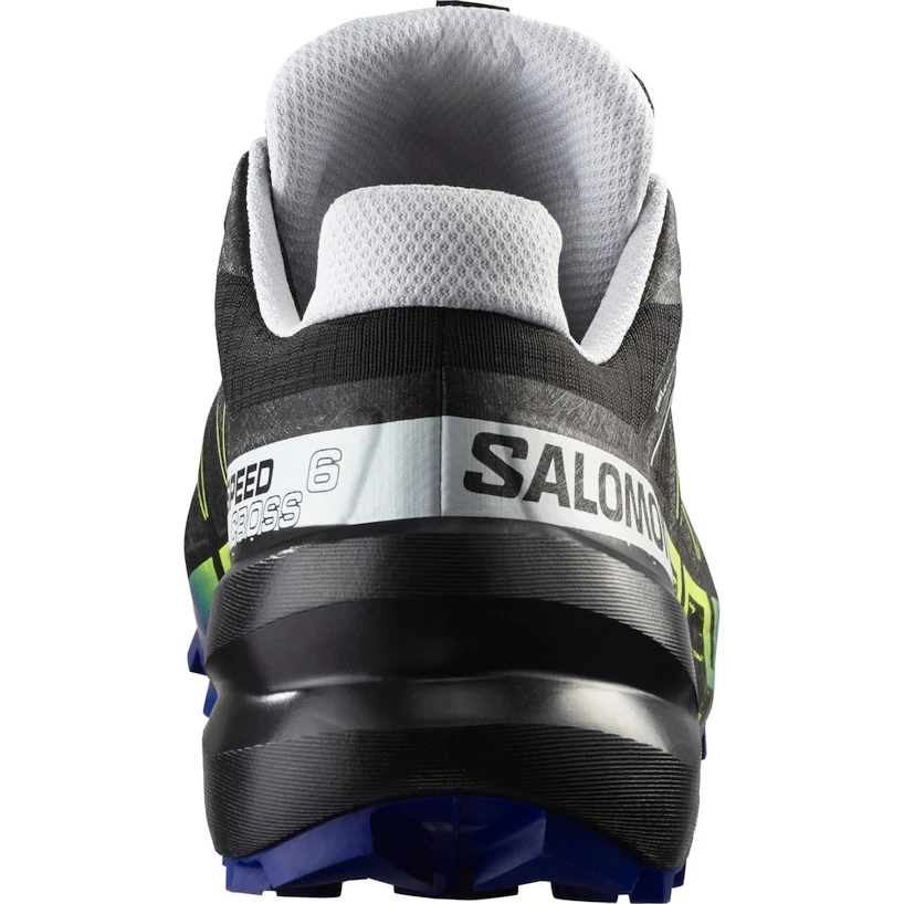 Heren hardloopschoenen Salomon Speedcross 6 Gtx Black/Surf The Web/Safety Yellow