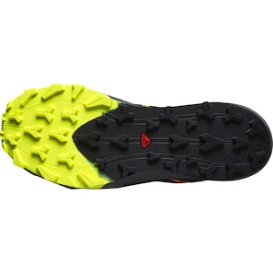Heren hardloopschoenen Salomon Thundercross  Black / Quiet Shade / Neon Flame  UK 10,5