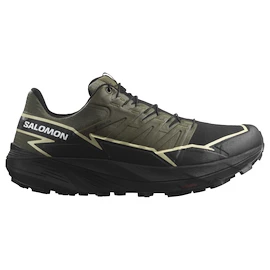 Heren hardloopschoenen Salomon Thundercross Gore-Tex Olive Night/Black/Alfalfa
