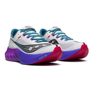 Heren hardloopschoenen Saucony Endorphin Pro 4 White/Shadow