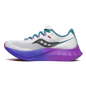 Heren hardloopschoenen Saucony Endorphin Pro 4 White/Shadow