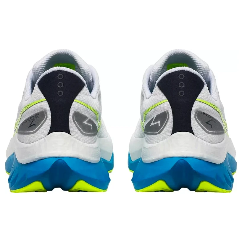 Heren hardloopschoenen Saucony Endorphin Speed 4 White/Viziblue