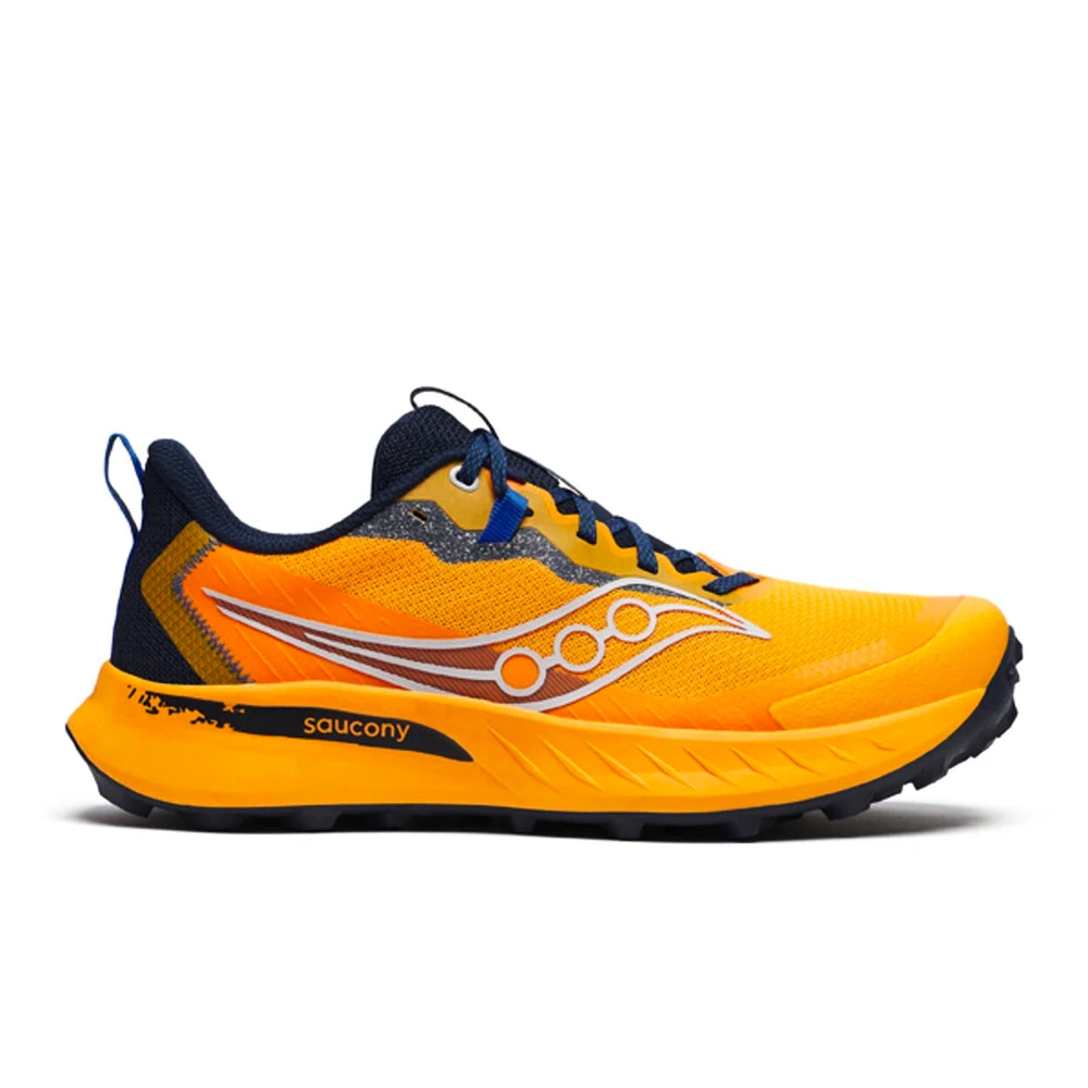 Heren hardloopschoenen Saucony  Peregrine 15 Peel/Navy