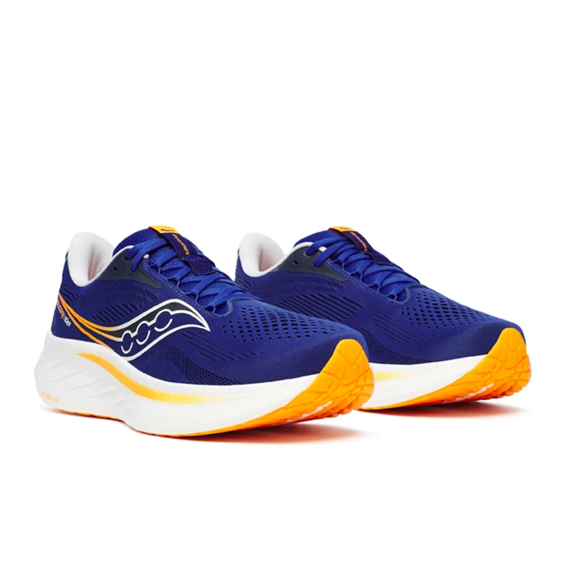 Heren hardloopschoenen Saucony  Ride 18 Azurite/Peel