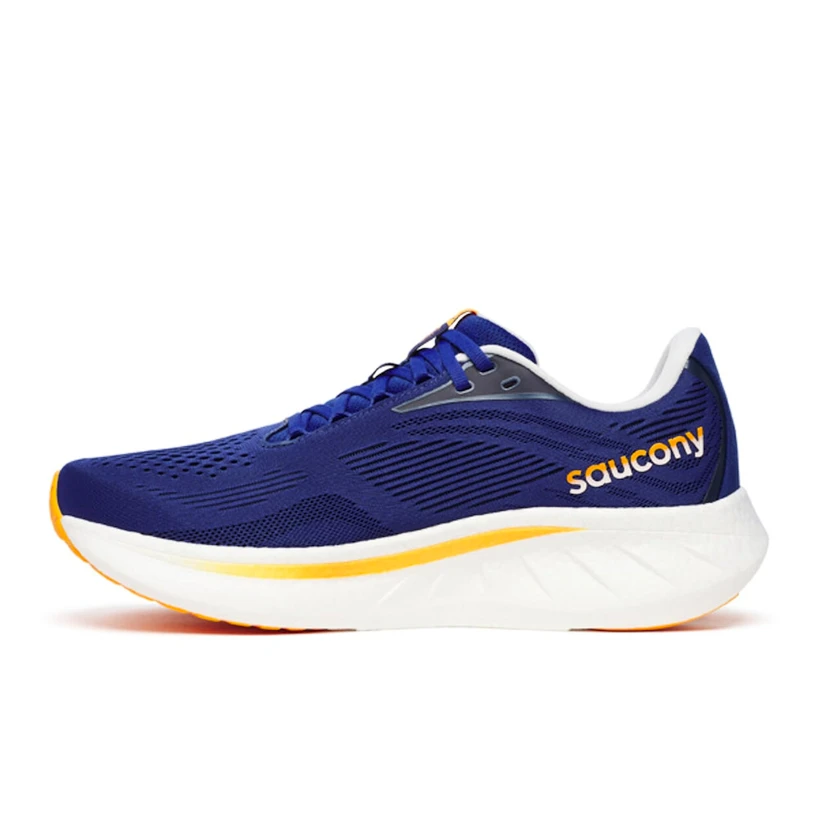 Heren hardloopschoenen Saucony  Ride 18 Azurite/Peel