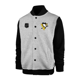Heren hoodie 47 Brand NHL Pittsburgh Penguins Core ’47 BURNSIDE Track Jacket SR