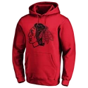 Heren hoodie adidas  Mono Core Graphic NHL Chicago Blackhawks SR