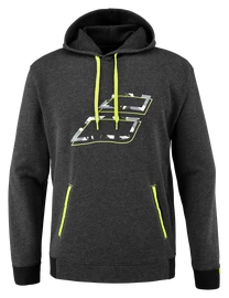 Heren hoodie Babolat Aero Hood Sweat Black Heather