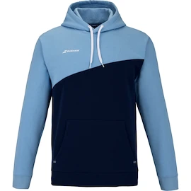 Heren hoodie Babolat Drive Hood Sweat Drive Heritage Blue