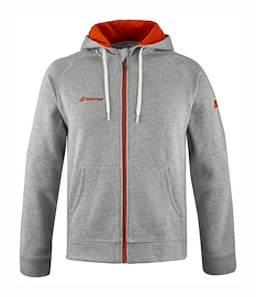 Heren hoodie Babolat Exercise Hood Jacket Men High Rise Hthr