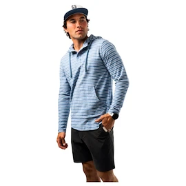 Heren hoodie Bauer LTWHT Stripe Hoodie Blue Horizon