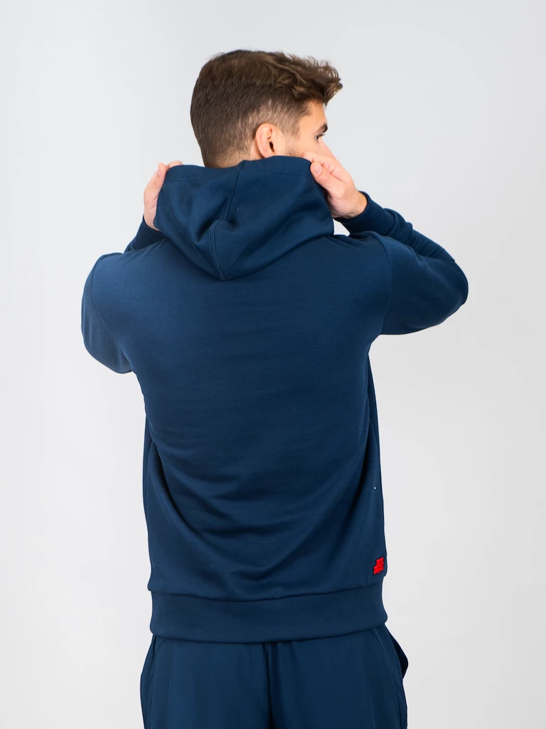 Heren hoodie BIDI BADU  Colortwist Hoody Dark/Blue
