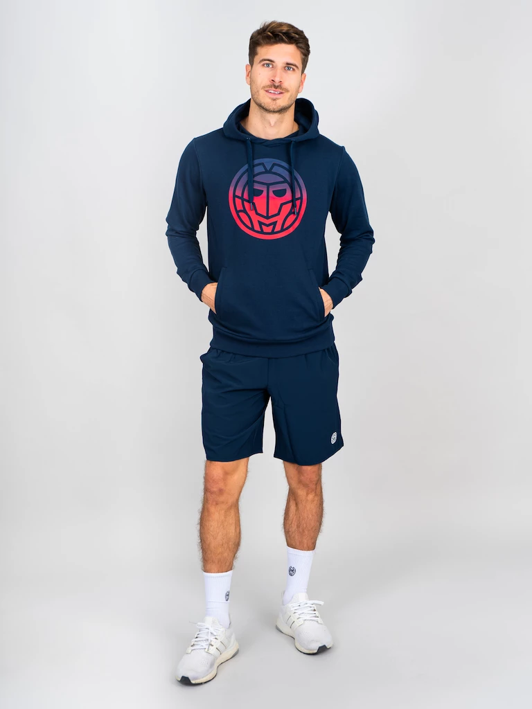 Heren hoodie BIDI BADU  Colortwist Hoody Dark/Blue