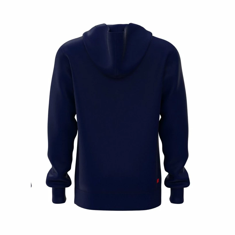 Heren hoodie BIDI BADU  Colortwist Hoody Dark/Blue L