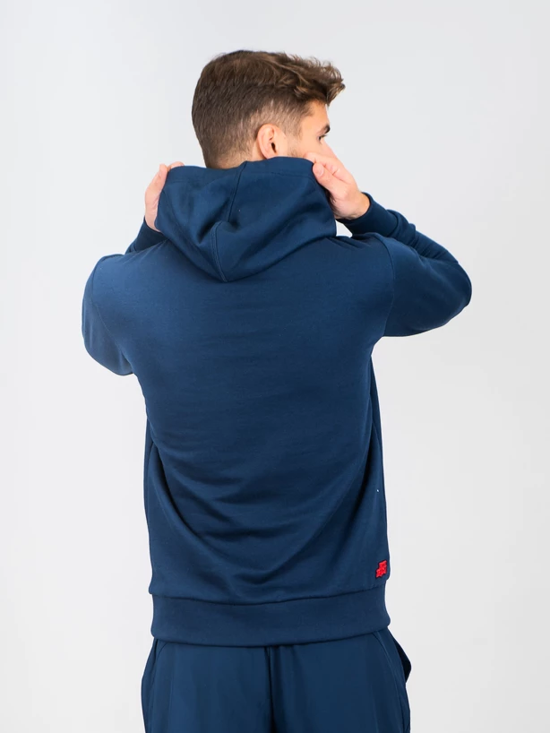 Heren hoodie BIDI BADU  Colortwist Hoody Dark/Blue L