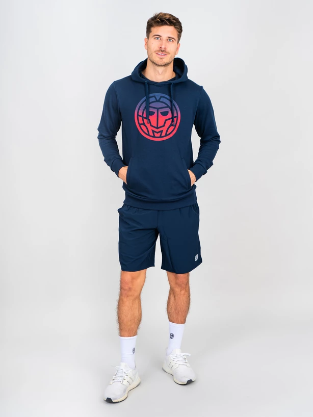 Heren hoodie BIDI BADU  Colortwist Hoody Dark/Blue L