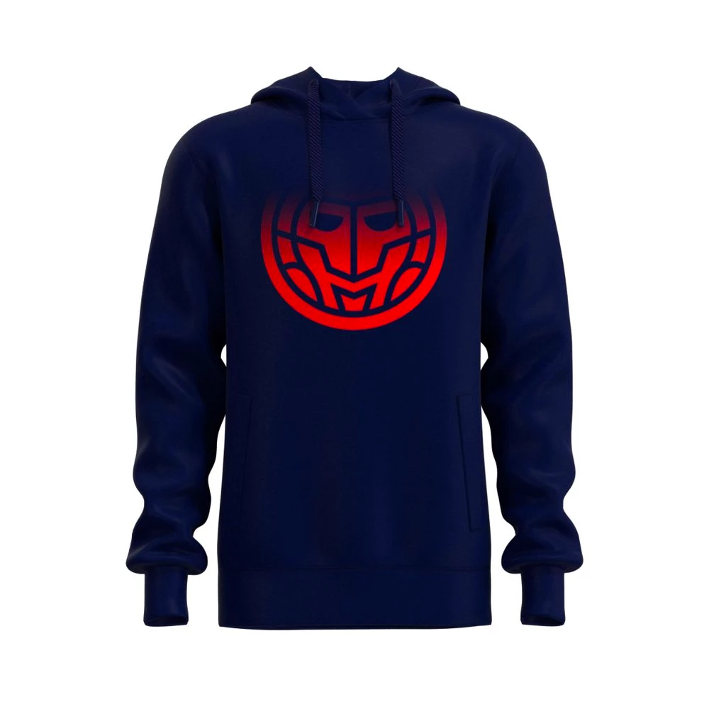 Heren hoodie BIDI BADU  Colortwist Hoody Dark/Blue L