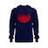 Heren hoodie BIDI BADU  Colortwist Hoody Dark/Blue L