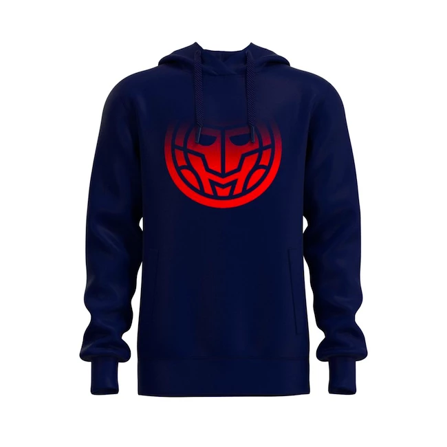 Heren hoodie BIDI BADU  Colortwist Hoody Dark/Blue L