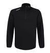 Heren hoodie CCM  LOCKER ROOM FLEECE 1/4 ZIP black