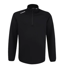 Heren hoodie CCM LOCKER ROOM FLEECE 1/4 ZIP black